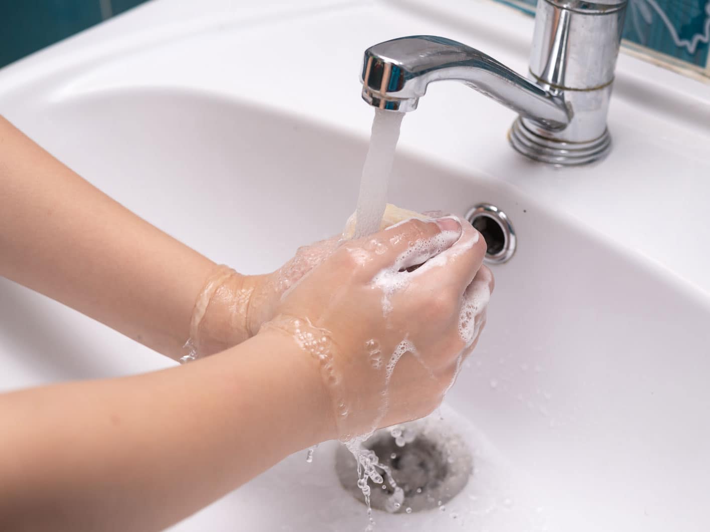 Person Washing Hands 1 Person Washing Hands 1